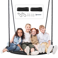 48” Spider Web Tree Net Swing PE Rope Large Size For Parks Playgrounds Backyard