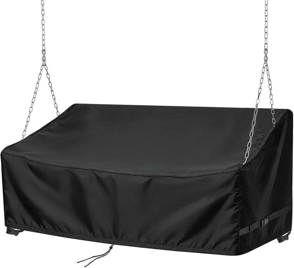 Porch Swing Cover Waterproof Outdoor Hanging Swing Chair Cover for 2 Person