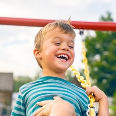 Lifetime 91022 Monkey Bar Adventure Swing Set Red Yellow Blue Outdoor Playground