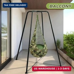 Sensory Swing Stand Frame with Pod Chair and Swings Set Kid Heavy Duty Metal Swi