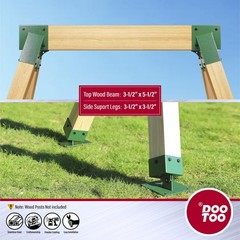 Swing Bracket Kit, Stainless Steel 2-Pack A Frame Swing Brackets and 4-Pack A…