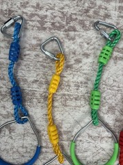 Ninja Rings Monkey Bars Swing Trapeze Bar Playground Swingset Rings Ninja Course
