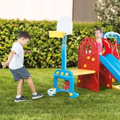 DOLU Toys 7-in-1 Backyard Playground Outdoor Use for Children Ages 2 to 5 Years