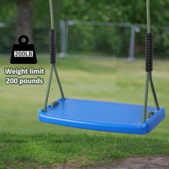 Plastic Swing Set Heavy Duty for with Adjustable Rope Non-Slip Tree Swing Swi…