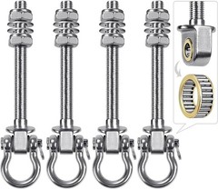 Heavy Duty Swing Hangers with Bearings – Set of 4 Stainless Steel 304 Hardware