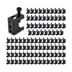 100pcs Spring Steel Beam Clamps 1/4″-20 Metal Beam Hangers Bolt on Clamp for …
