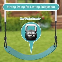 2 Pack Swing Sets, Heavy Duty Tree Swing Seat ，Support 330lb，Suitable for