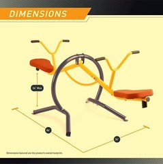 Teeter Totter Home Seesaw Playground Yard Toy Garden Patio Safe Play Sturdy Base