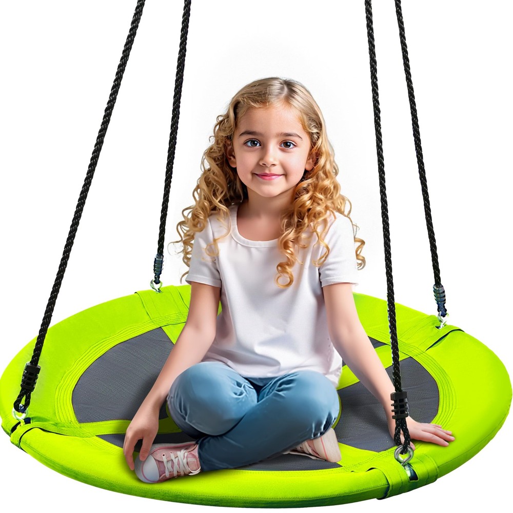 Swing for Outdoor Swing Set – Pack of 1 Swing Seat Kit with Heavy Duty Chains…