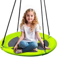 Swing for Outdoor Swing Set – Pack of 1 Swing Seat Kit with Heavy Duty Chains…