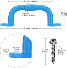 Dolibest 8-Pack Safety Handles for Swing Sets & Playsets