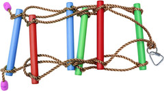 6.6FT Climbing Rope Ninja Ladder for Kids – Kids Ninja Warrior Obstacle Course A