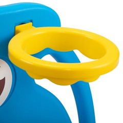 TOBBI 3 in 1 Kids Slide & Climber,Baby Activity Center w/ Basketball Hoop & Ball