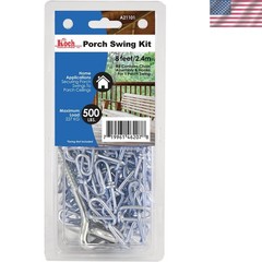 8 Feet Double Loop Porch Swing Kit – Safe and Durable Installation Hardware