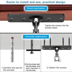 Heavy Duty Swing Hanger, Swing Set Accessorie for Indoor Outdoor Playground, …
