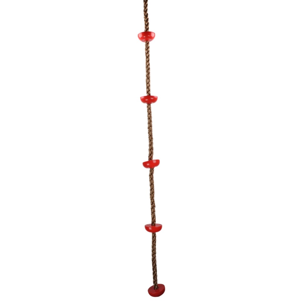 SWING SET STUFF INC CLIMBING ROPE WITH STEPS RED tree house wooden play set 0288