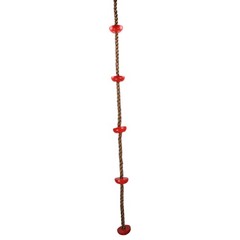 SWING SET STUFF INC CLIMBING ROPE WITH STEPS RED tree house wooden play set 0288