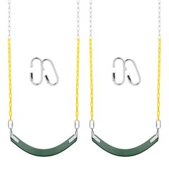 Juego De Columpios AGPTEK Con Cadenas Antirruste Soporta 250lb 2 Piezas