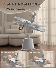 Baby Swing,Baby Swings for Infants with 3 Modes & 5 Speeds, BT Enabled App & …