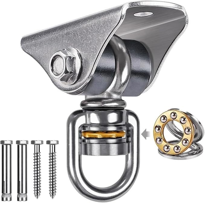 Heavy Duty Silent Swing Hanger – 360Â° Rotation – Stainless Steel Bearing Swin
