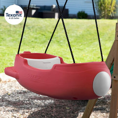 Step2 Rocket Swing for Two, Baby Outdoor Swing, outside Weather-Resistant Rope,