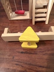 Ryan’s Room Dollhouse Playground Set – Swing Set-Ladder-Teeter Totter