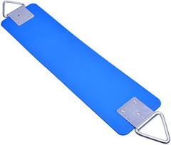 Swing Seat 30in Blue Metal Triangle Ring 250lb Outdoor Yard Kids Adults – US