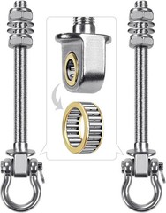 BeneLabel Heavy Duty Swing Hangers with Bearings – Set of 2 Stainless Steel 304