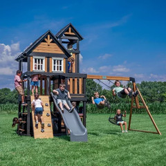 Backyard Discovery Mystic Tower Cedar Swing Set FREE SHIPPING USA