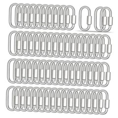 200-Pack M4 Quick Links, 1.57Inch Threaded Quick Chain Link M4-200PCS Silver