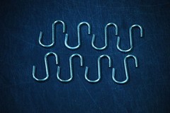 8 Piece Zinc Plated 5/16 S-Hooks swing-set hardware swing accessories strong