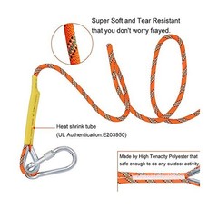 X XBEN Outdoor Climbing Rope 10M(32ft) 20M(64ft) 30M(96ft) 50M(160ft) 70M(230…