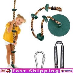Kids Swing Disc Heavy Duty Rope Climbing Accessories Outdoor Fun Adventure New