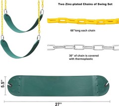 Heavy Duty Swing Sets Brackets Including 2 Green A-Frame Swing Set Brackets 2…