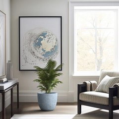 Kante Accent Round Bowl Blue Gray Concrete Planter 14″ Dia, Outdoor | Rubber …