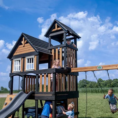 Backyard Discovery Mystic Tower Cedar Swing Set FREE SHIPPING USA