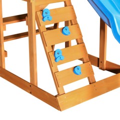 Wooden Outdoor Swing Set 3 in 1 Swing Set outdoor Children’s Playset with Slide