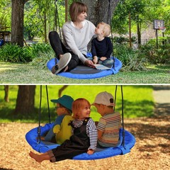 700Lbs Spinner Swing Kids Round Mat Swing Great for Tree, Swing Set Backyard