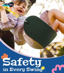 Heavy Duty Swing Seat Kids Swing with 66 Rust Resistant Chains