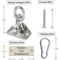 Heavy Duty Swing Hanger 304 Stainless Steel 1000lbs Capacity Easy Installation