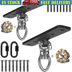 Heavy Duty Swing Hangers 900LB Capacity 360 Rotation Easy Install Metal 2 Pack