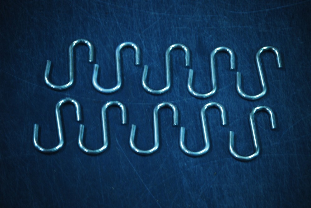 10 Piece Zinc Plated 5/16 S-Hooks swing-set hardware swing accessories strong