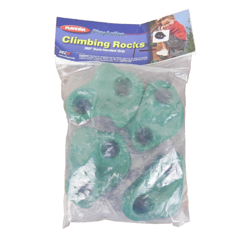 PlayStar PlayAction Climbing Rocks PS 7831 Green Set Kids Playset NEW w/ Bolts