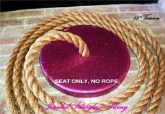 Big Hot Pink Sparkling Girls Fiberglass Tree Swing Seat (Seat Only) #001FIB-15D