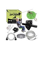 150FT Zip Line for Adults and Kids : Up To 380LBS Fast Tightening Zip Line Kit