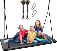 60″ Extra Large Rectangle Tree Swing Heavy Duty 700lb Capacity Waterproof