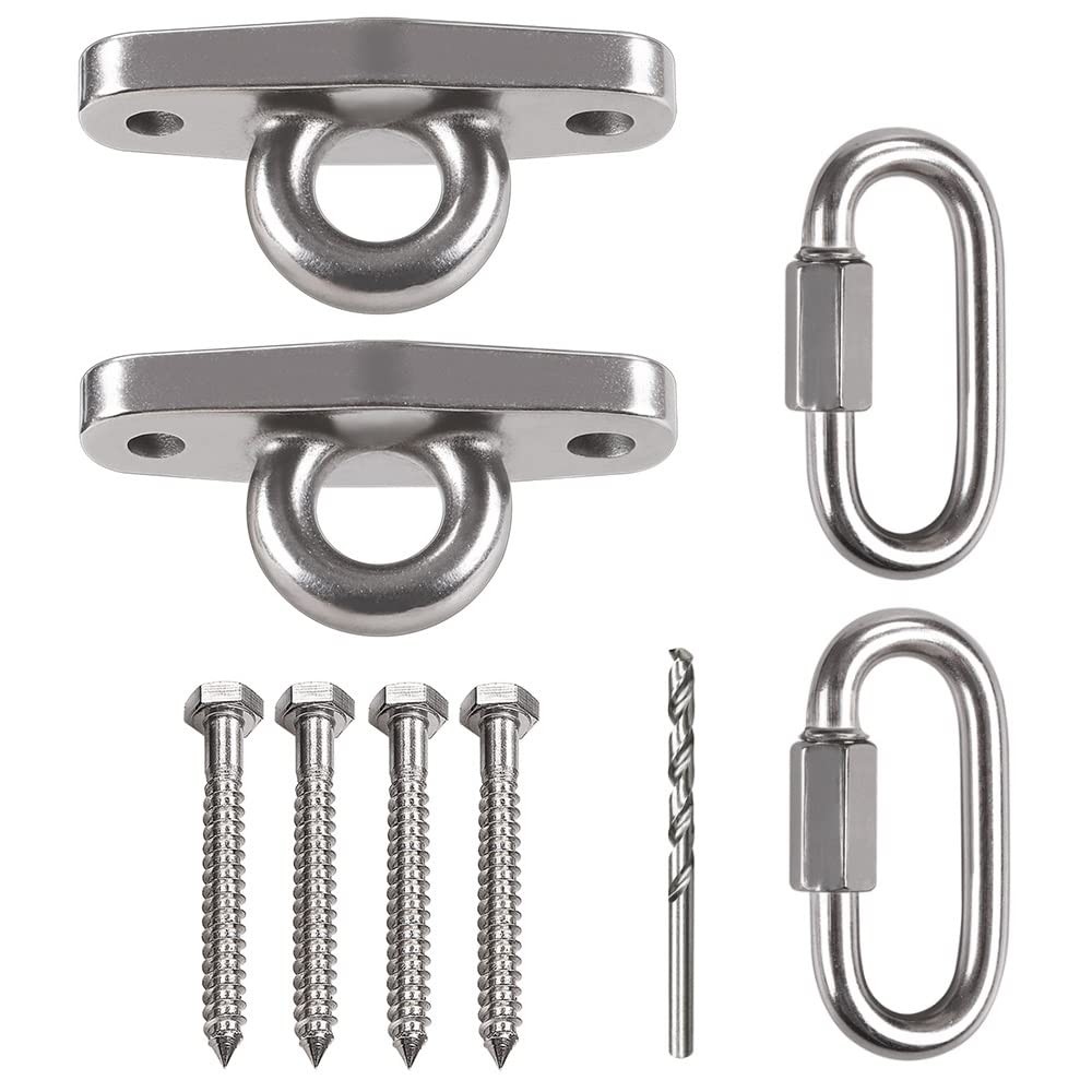 2 Heavy Duty Swing Hangers Anti-Rust 304 Stainless Steel,2000LB Swivel Swing …