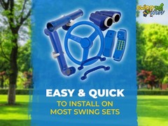 SWING SET STUFF DELUXE ACCESSORIES KIT BLUE playground fort hardware park 0245