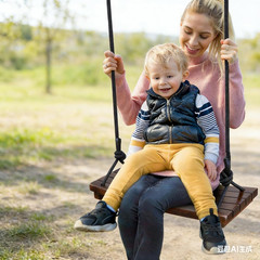 Wood Swing Seat, Carbonized Hanging Wood Tree Swing 23.6 X9.8 X1.0 Inch for Adul