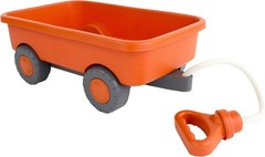 Vibrant Orange Kids Wagon – BPA-free Outdoor Toy with Ergonomic Handle